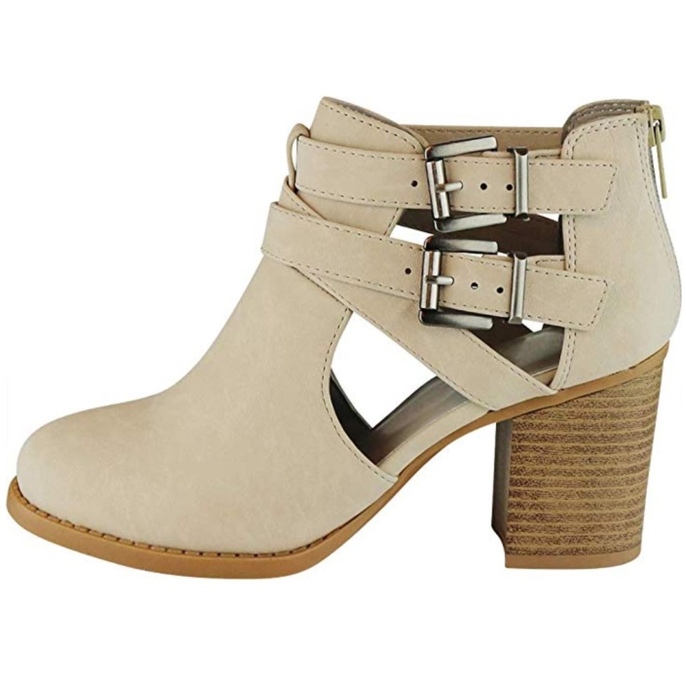 2FOR$30 - NIB A Rider Girl Closed Toe Crisscross Ankle Back Zip Bootie, Size 6